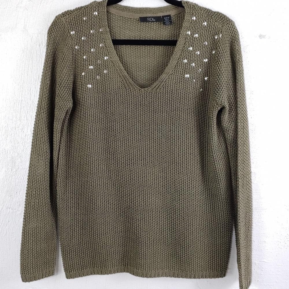 RDI STUDDED SWEATER (940) - Picture 1 of 15